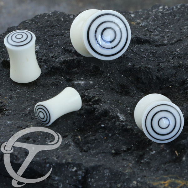 buffalo bone ear plug , bone ear plug , bone plug inalyed bone plug