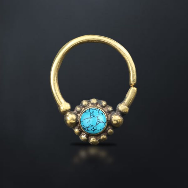 brass,septum,brass,earring,tribal,jewelry