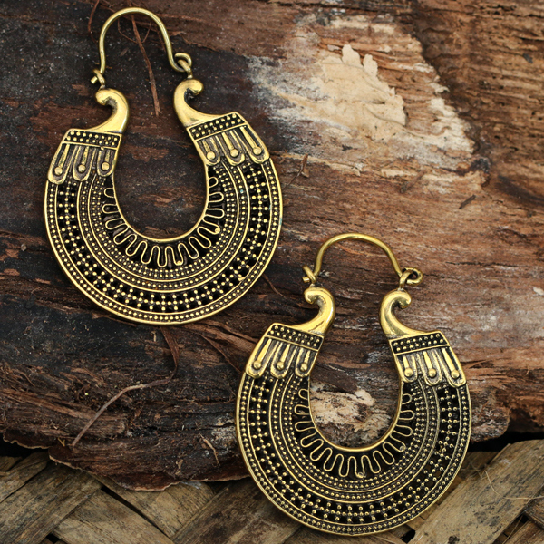 wholesale,bali,brass,body,jewelry, brass,hoop,earring