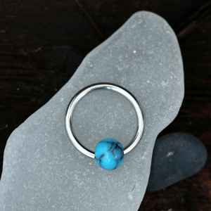 Steel Piercing Ball Closure Rings (BCR) 1 OBCR 010