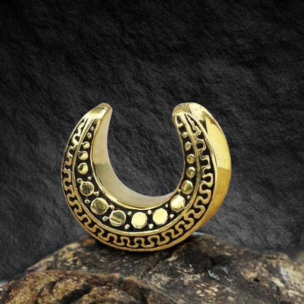 brass,earplug,body,piercing,jewelry