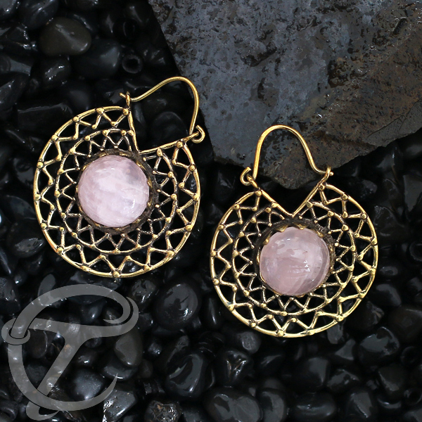 earring,stone,brass,jewelry