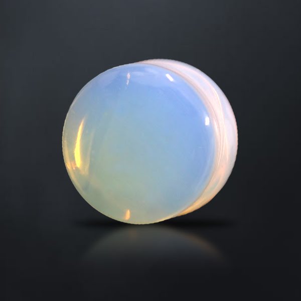 opalite stone plug,wholesale opalite stone plug,wildcat stone plugs