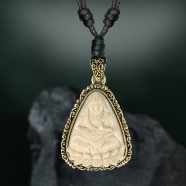 Brass pendant, tribal body piercing jewelry, brass necklace, organic body jewelry.