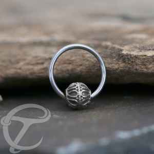 Steel Piercing Ball Closure Rings (BCR) 1 QBCR 014