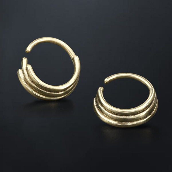brass,septum,brass,earring,tribal,jewelry