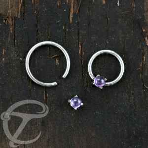 Steel Piercing Ball Closure Rings (BCR) 2 XR 004X AM