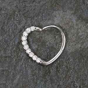 Steel Piercing Seamless Rings XG 010X CZ