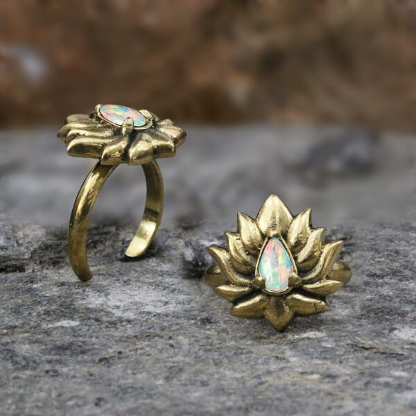 brass toe ring,brass body jewelry, tribal brass jewelry