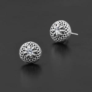 Threadless Piercing 92.5 Silver ends SE 509 CZ