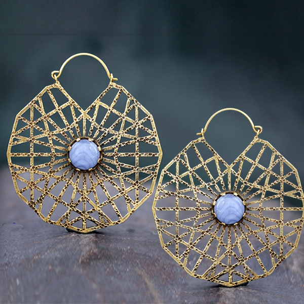 brass,earring,brass,piercing,tribal,jewelry