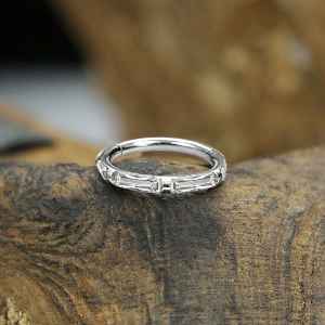 Steel Piercing Hinged Segment Rings XH 030X CZ
