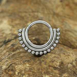 Steel Piercing Hinged Segment Rings XH 036X