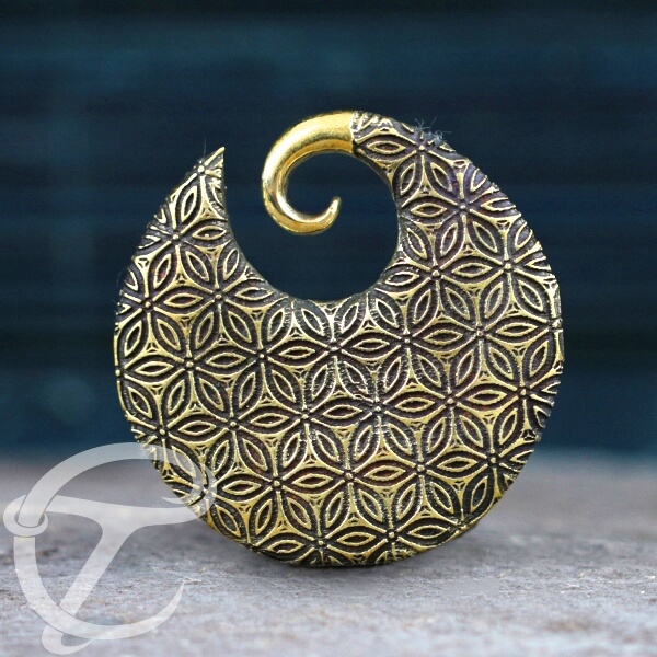 brass ear weights,bangkok wholesale piercing,brass jewelry