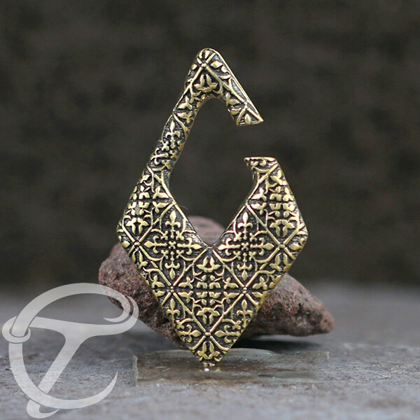 brass ear weights,bangkok wholesale piercing,brass jewelry