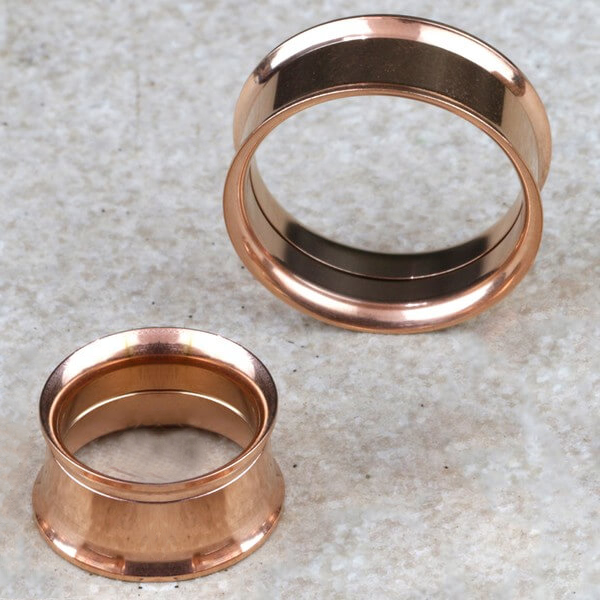 Steel body jewelry,steel plugs wholesale,wholesale body jewelry,rose gold ear tunnel