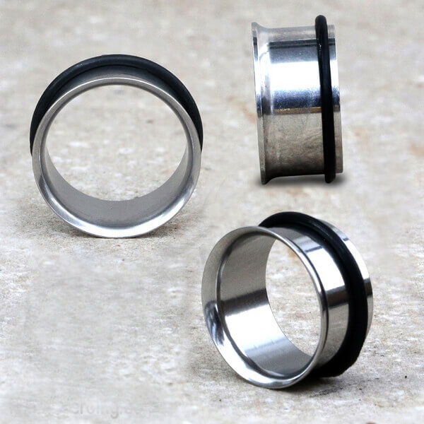 Steel body jewelry plugs,gold PVD steel plugs wholesale,wholesale body jewelry,ear tunnels wholesale,bangkok body piercing wholesale