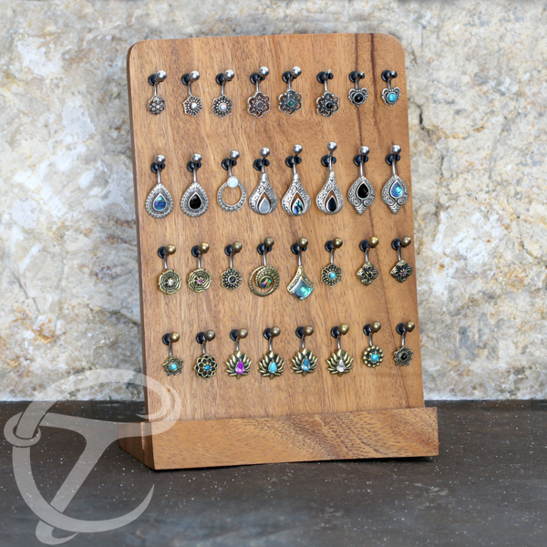 wooden jewelry display,display tray,fake plugs