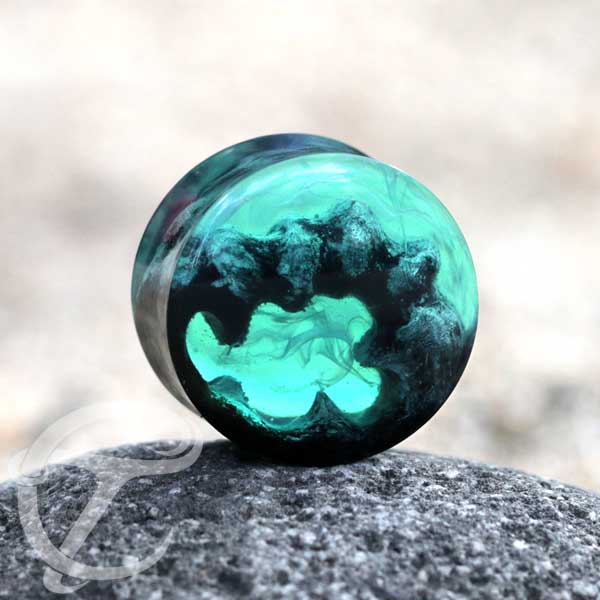 Epoxy ear plug,epoxy body jewelry,body piercing wholesale jewelry