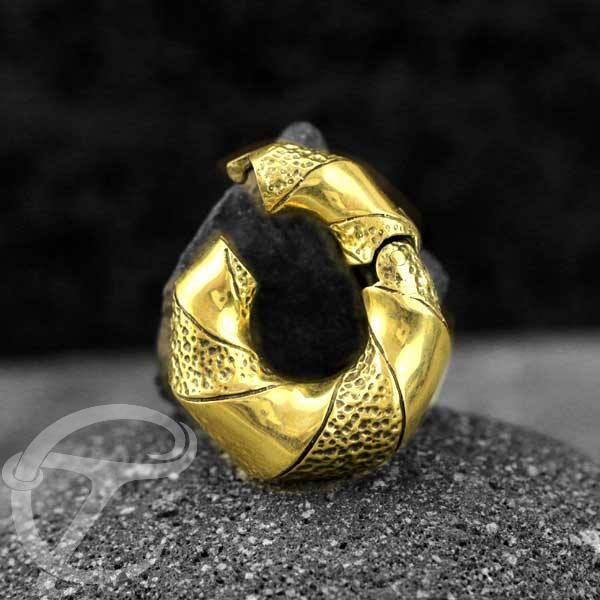 brass piercing,ear-weight,tribal brass body jewelry