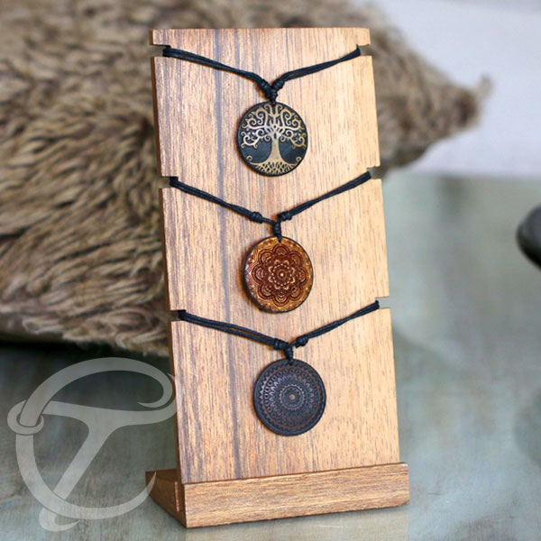 necklace display,wooden necklace display,necklace