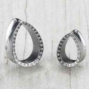 Steel Piercing Plugs and Tunnels XPL 006X CZ