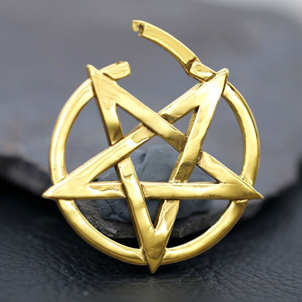 brass piercing, body jewelery