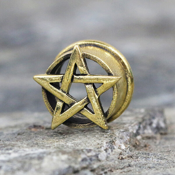 Brass plugs,wholesale brass plugs,pentagram plug