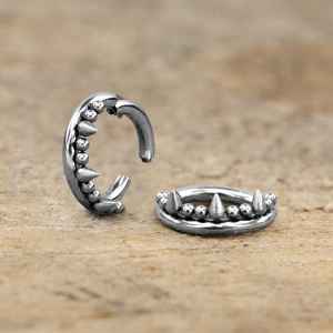 Steel Piercing Hinged Segment Rings XH 111X
