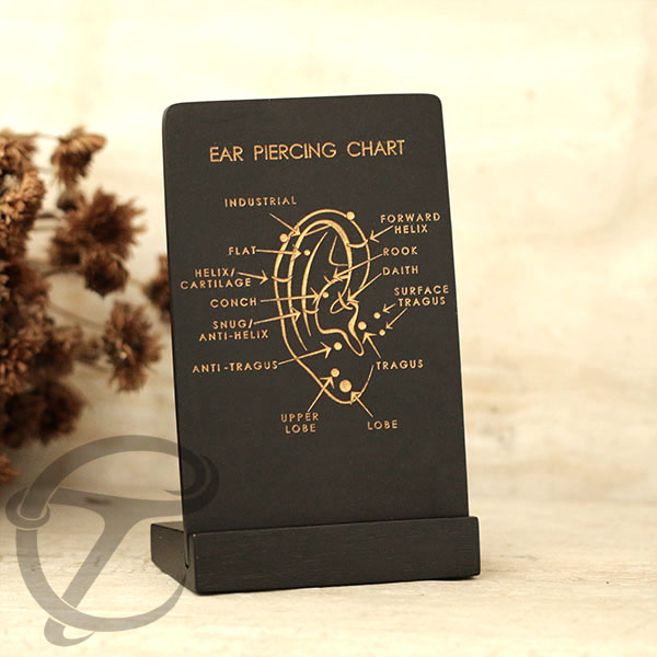 ear piercing,body piercings,wooden jewelry display