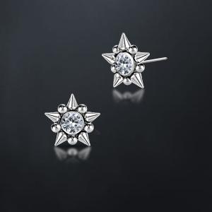 Threadless Piercing 316L Steel Ends XE 006X CZ