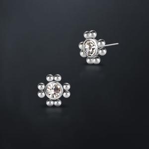 Threadless Piercing 316L Steel Ends XE 008X CZ
