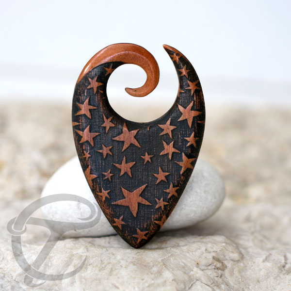 wood ear weight,wood piercing jewelry