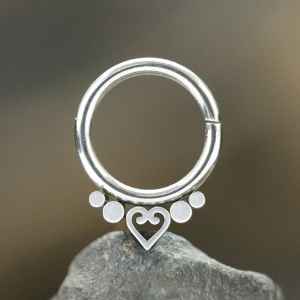 Steel Piercing Seamless Rings XG 124X