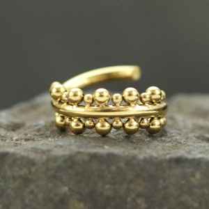 Steel Piercing Seamless Rings XG 109G