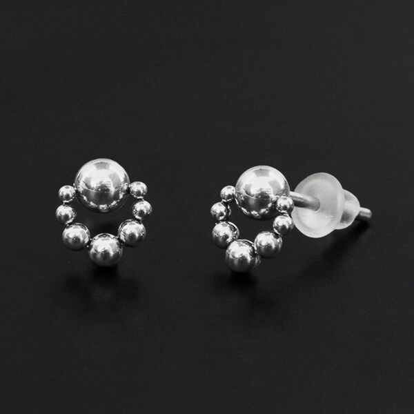 316L steel cluster,ear stud,ear piercing,steel jewelry wholesale