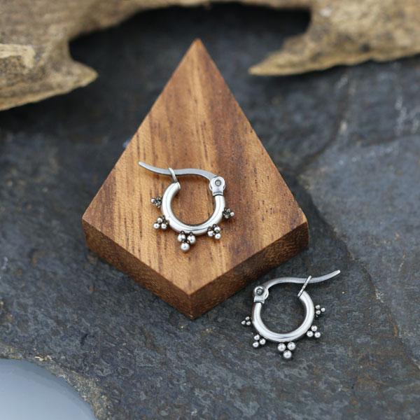 steel earring,steel piercing cluster,wholesale steel piercing