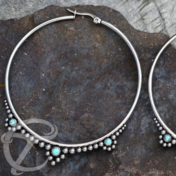 steel earring,steel cluster piercing,steel cluster piercing,wholesale steel jewelry