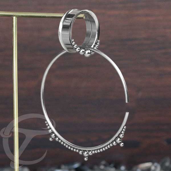 steel piercing,steel piercing,steel body jewelry,tunnel charm,wholesale flesh tunnels