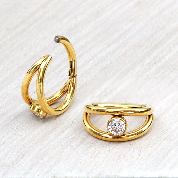 steel piercing ,segment ring,conch piercing,snug piercing,helix piercing,lip piercing