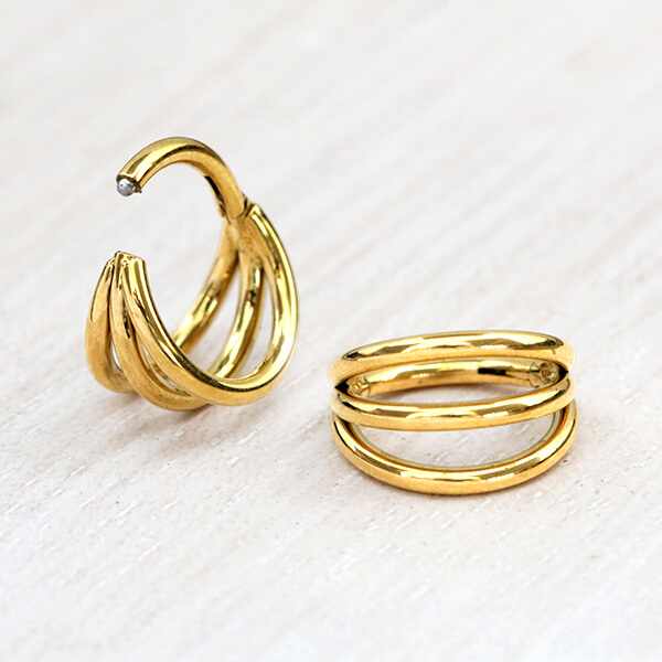 steel piercing ,segment ring,conch piercing,tragus piercing,helix piercing,lip piercing