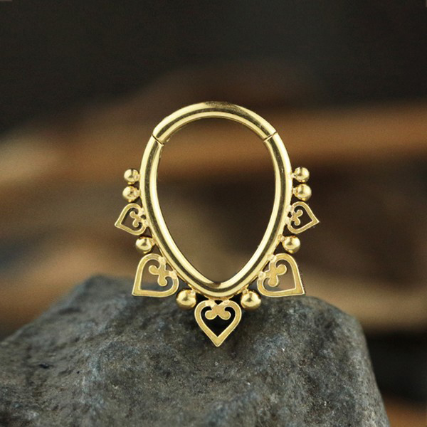 steel hinged segment ring,steel piercing cluster,steel body piercing,snug piecing,helix piercing,septum piercing