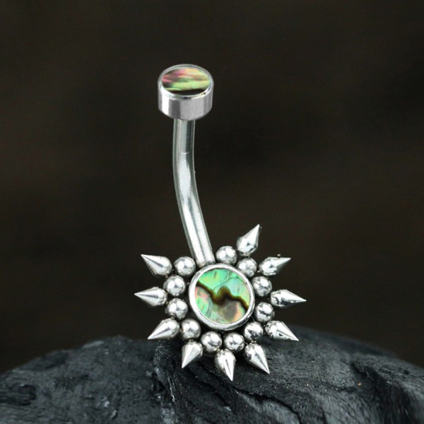 hypoallergenic steel navel bar,steel jewelry,wholesale body jewelry