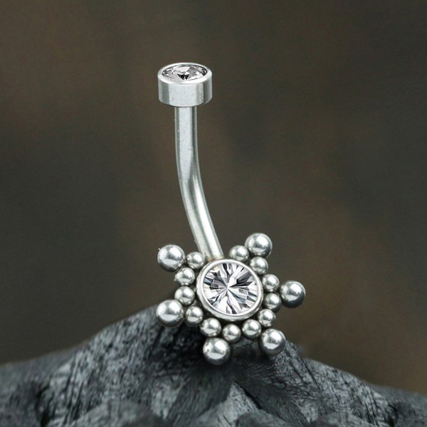 steel navel bar,cluster piercing jewelry,hypo allergenic steel body jewelry,wholesale piercing jewelry