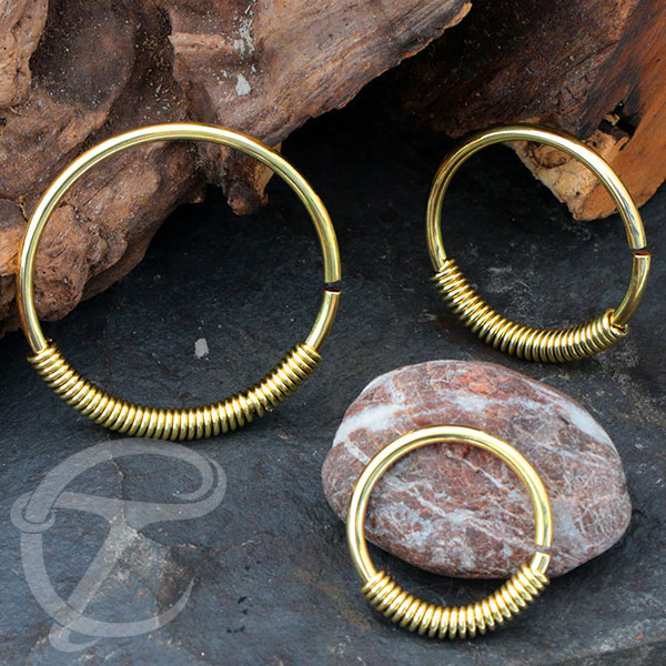 brass piercing stacking rings,brass piercing hoops,brass tunnel charms,stacking rings