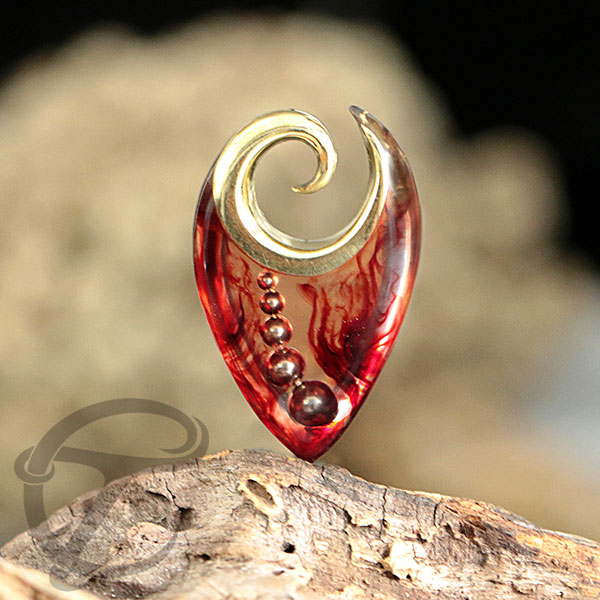 body jewelry,epoxy piercing,brass ear weight,epoxy jewelry,epoxy body jewelry