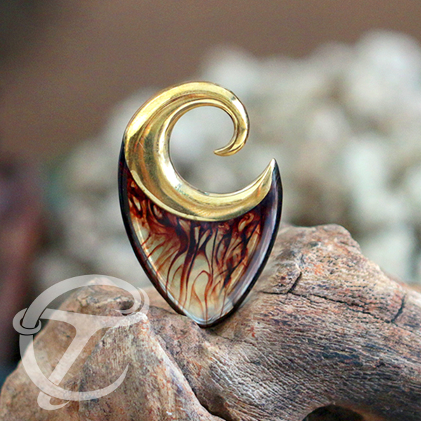 Epoxy piercing jewelry,brass body jewelry,resin jewelry,resin piercing jewelry,ear-weight