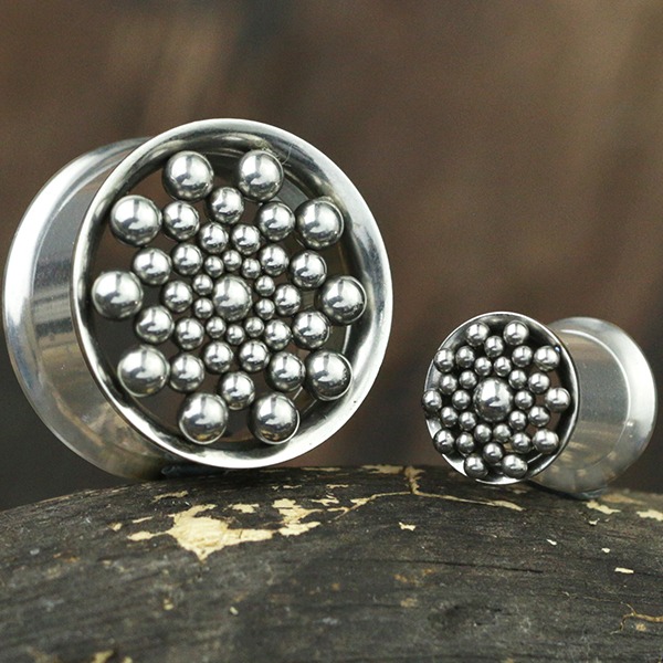steel ear-tunnel,steel jewelry,steel cluster piercing,steel flesh tunnel,large gauge piercing,steel piercing jewelry,steel body jewelry wholesale