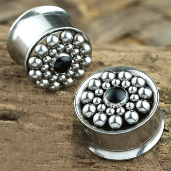 steel flesh tunnels,large gauge piercing, body jewelry,steel cluster jewelry,stainless steel jewelry,ear piercing,wholesale piercing jewelry