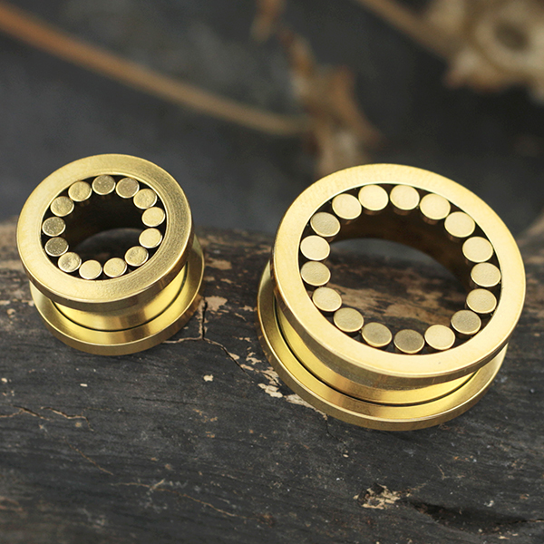 steel piecing jewelry,flared steel tunnel,flesh tunnel,steel earlet